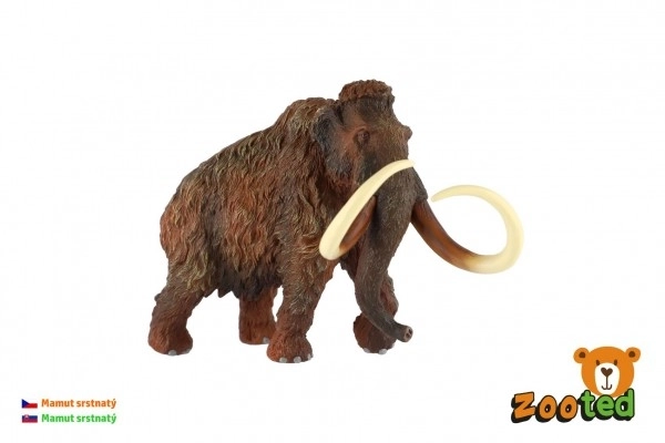 Wolharige mammoetfiguur 18 cm