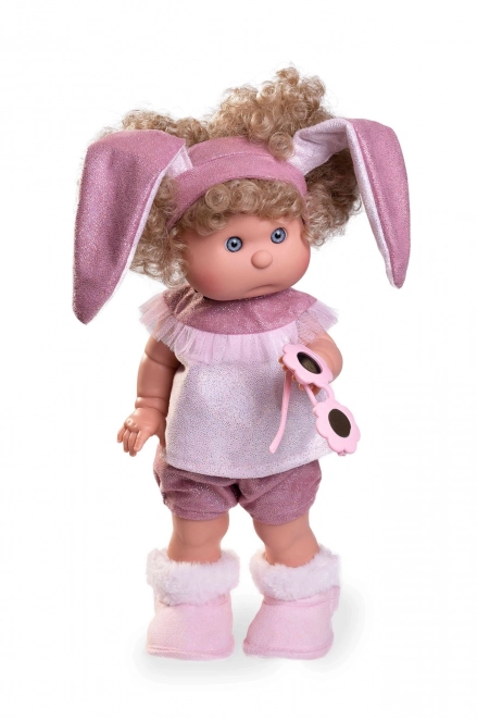 Iris pop met volledig vinyllichaam 38 cm
