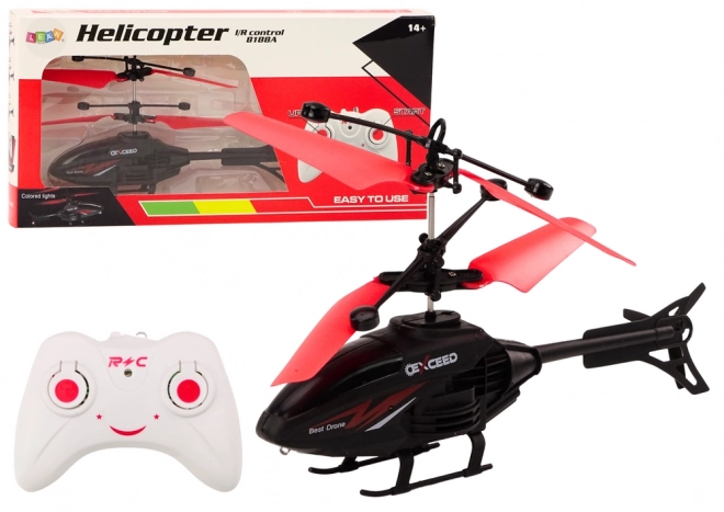 Afstandsbediende RC helikopter Gyroscoop – rood
