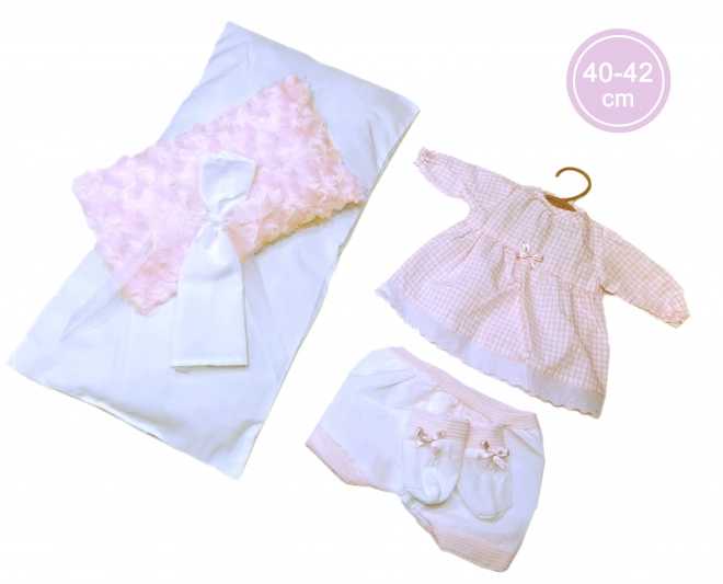 Llorens M740-42 kleding voor babypop NEW BORN maat 40-42 cm