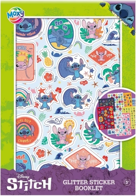 Glanzende stickers Stitch