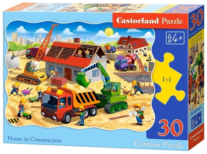 Puzzel Huis in de Bouw 30 stukjes