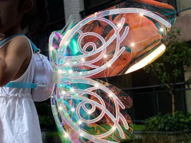 Lichtgevende vleugels voor feeën, elfen, feeën