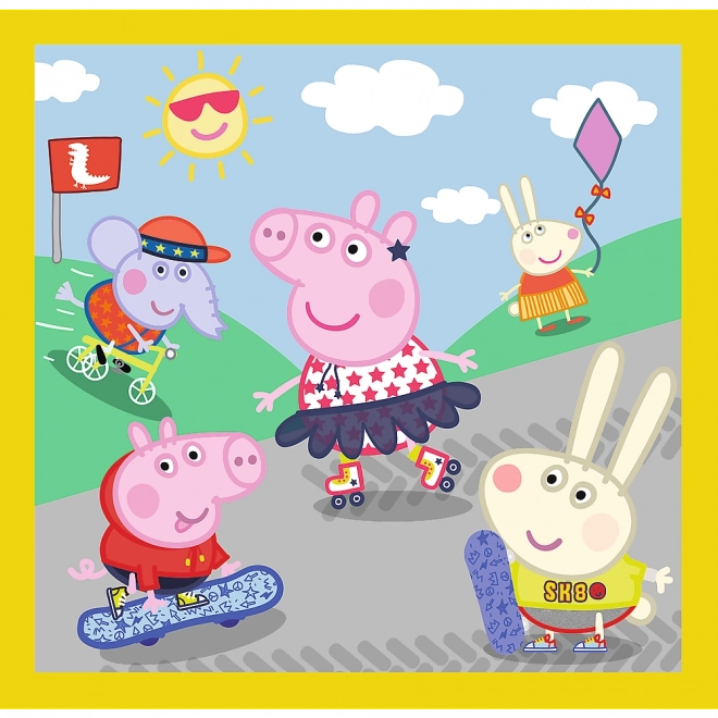 Puzzel 3v1 - Peppa Pig