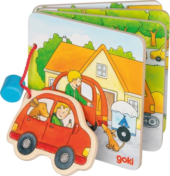 GOKI houten prentenboek – We gaan op vakantie