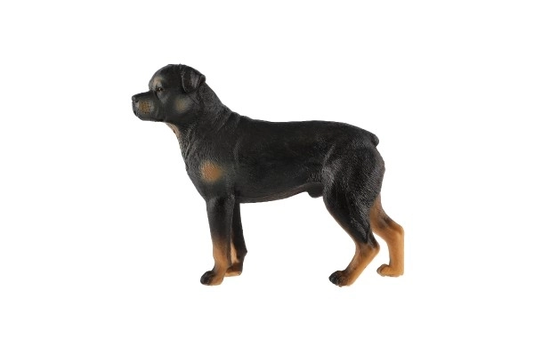 Plastic figuur van een Rottweiler hond 8cm