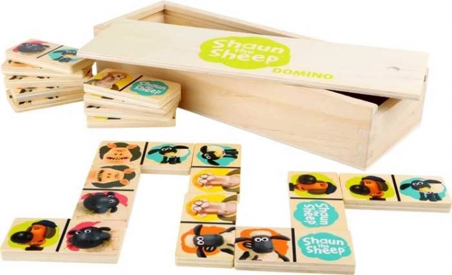Houten domino Shaun het Schaap