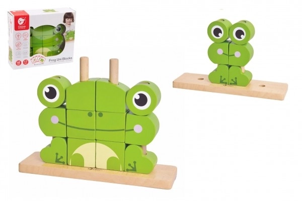 Houten puzzel - Kikker