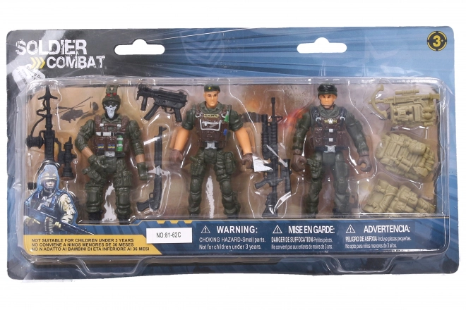 Set soldatenfiguren 11cm en wapens