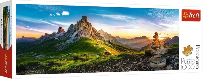 Puzzel 1000 stukjes Passo di Giau, Dolomieten - Panorama