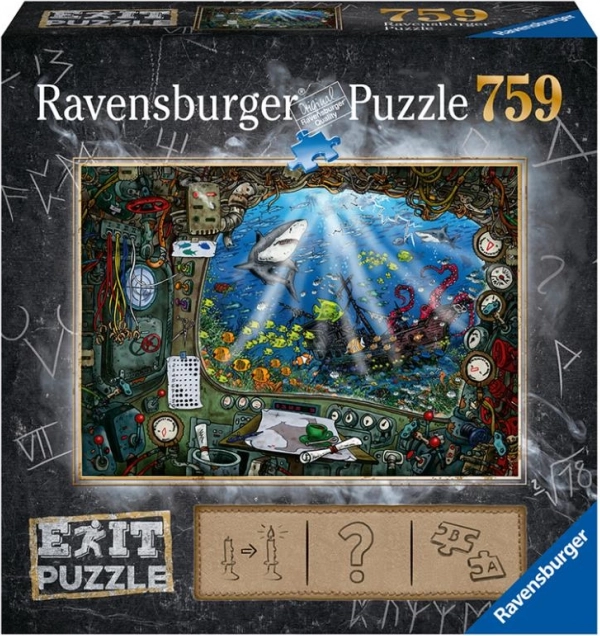 Ravensburger Puzzel EXIT: Onderzeeër 759 stuks