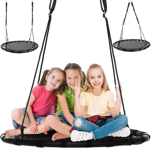 Schommel vogelnest 100 cm zwart