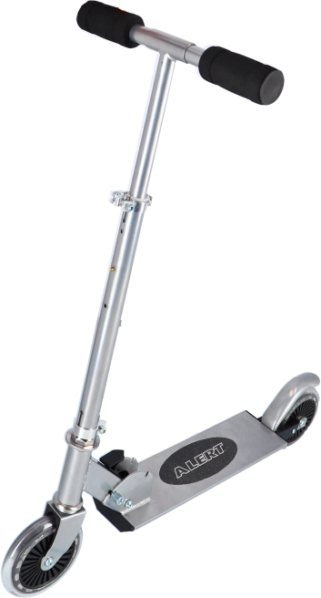 Opvouwbare aluminium step met foam handvatten, voetrem en draagvermogen van 50 kg
