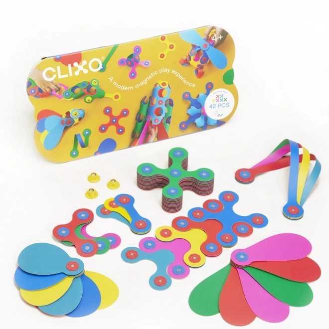 Regenboog magnetische puzzel Clixo, 42 stukjes