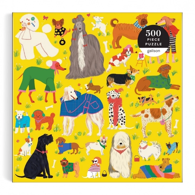 Galison Puzzel Stijlvolle Honden 500 Stukken