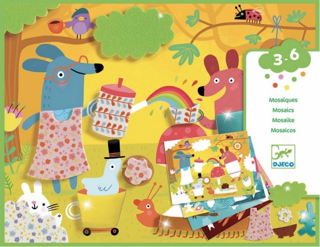 DJECO Mozaiek Picknick met dieren