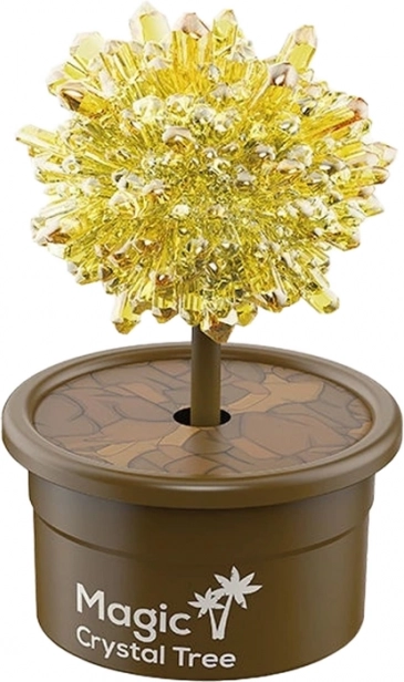 Visueel betoverende gouden kristallen boom