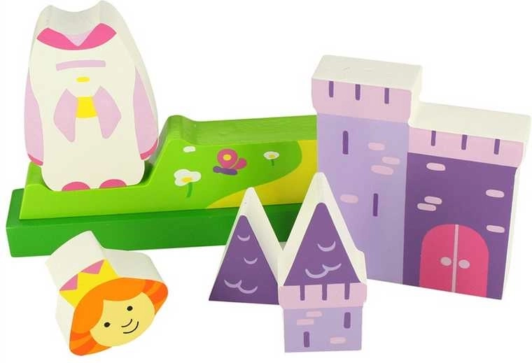 Sprookjesachtig kasteelontwerp van hoogwaardig hout