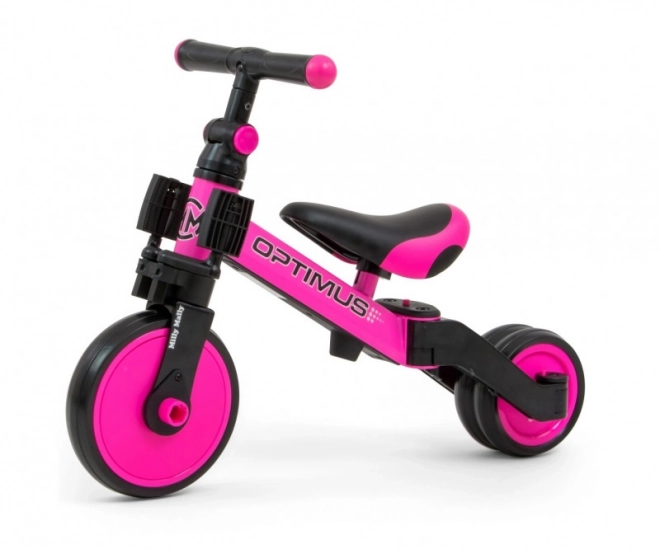 Fiets 3 in 1 Optimus Pink