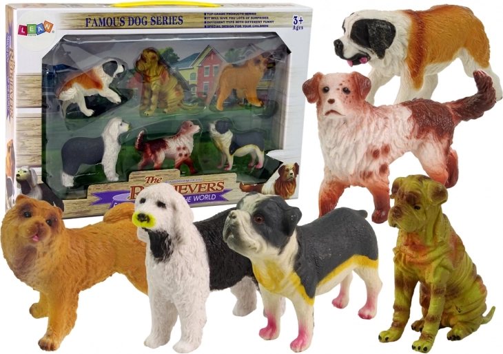 Set van 6 Hondenras Figuren