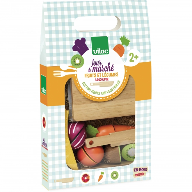Vilac Houten Voedsel Fruit en Groenten