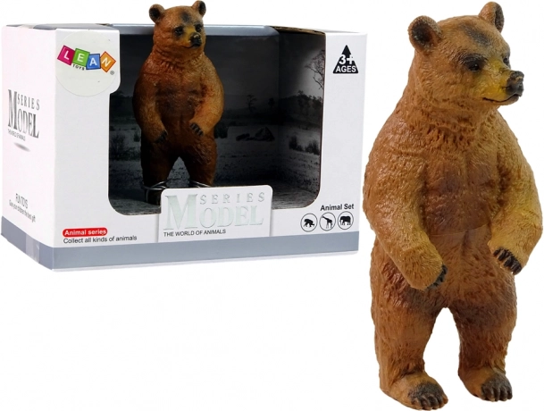 Verzamelfiguur van een bruine beer – serie Dieren van de wereld