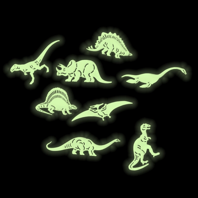 Dinosaurus vormen - licht op in het donker