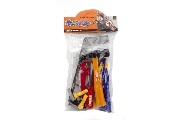 Set van plastic gereedschap voor kinderen