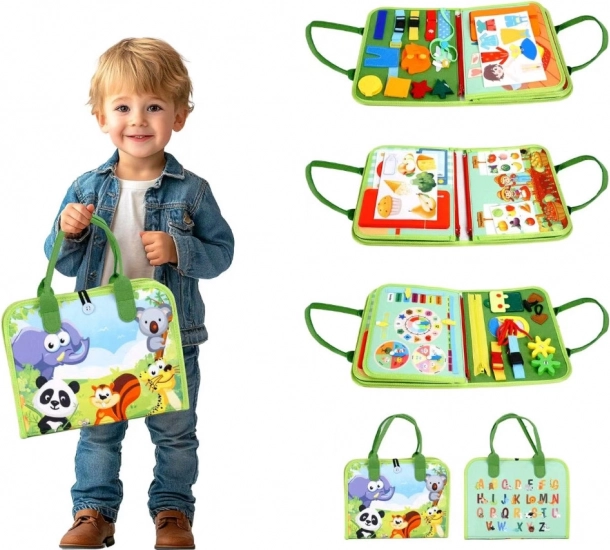 Sensorisch busy boek Safari 2Kids Toys