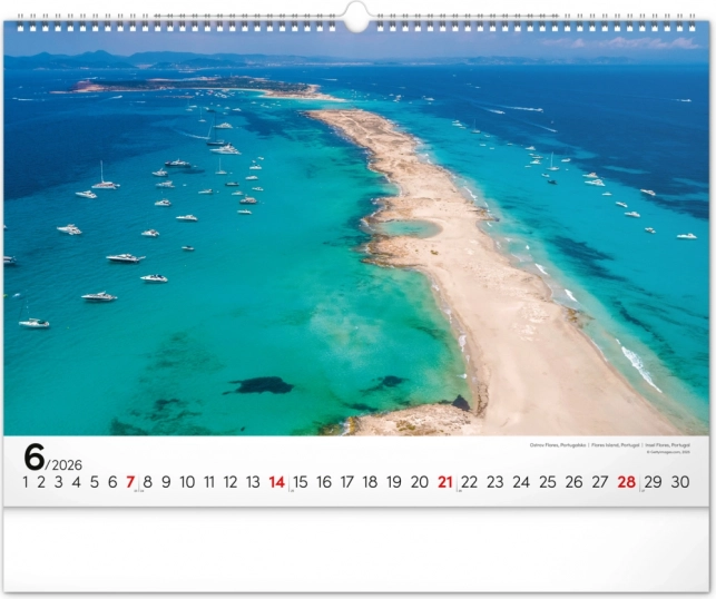 Muurkalender Zee 2026