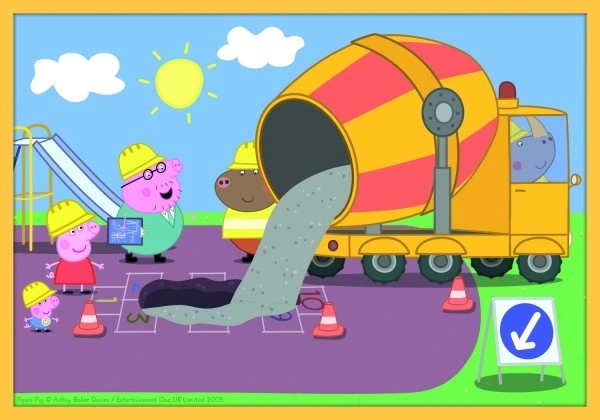 Puzzel 10v1 Peppa Pig