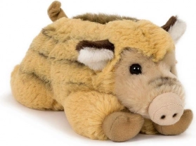 pluche biggetje van een wild zwijn 18 cm