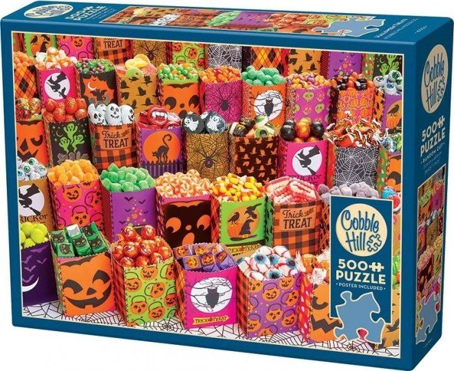 COBBLE HILL Puzzel Halloween Snoepjes 500 Stukken