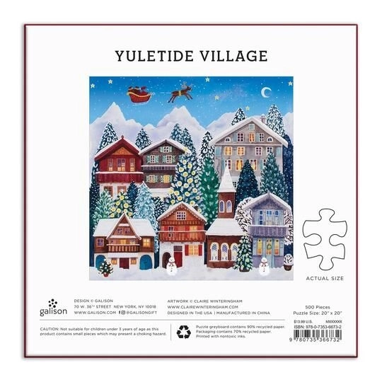 Puzzel kerstdorp 500 stukjes