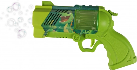 Bubbelpistool dinosaurus met licht – groen