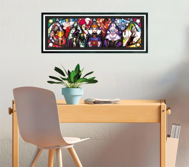 Clementoni panoramapuzzel Disney schurken 1000 stukjes