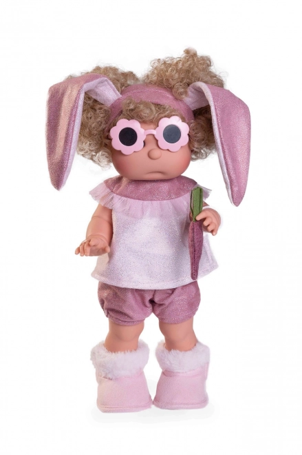 Iris pop met volledig vinyllichaam 38 cm