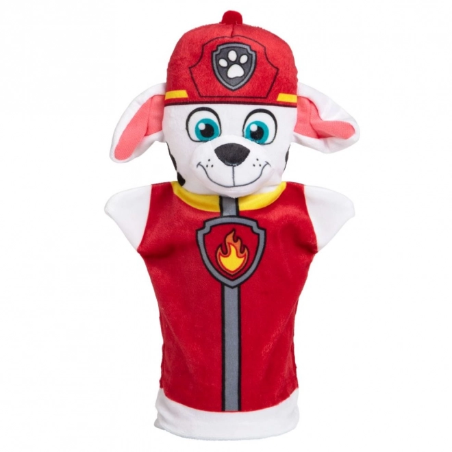 Handpoppen 4st stof Paw Patrol in doos 26x30x6cm