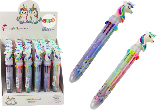 Eenhoorn meerkleurige automatische pen 10 kleuren