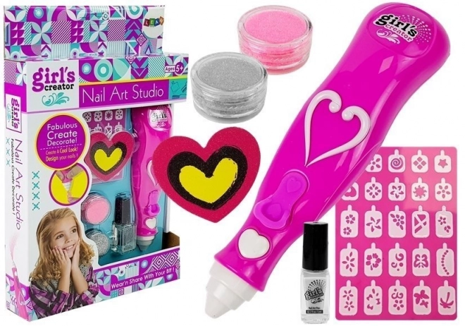 Creatieve Nagel Decoratieset voor Meisjes