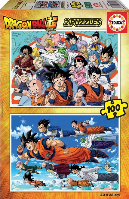 Educa Puzzel Dragon Ball Super 2x100 Stukjes