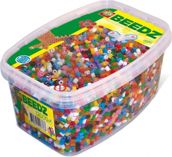 Creatieve set strijkkralen SES Creative Beedz Mix 12.000 stuks