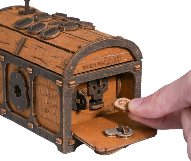 Escape Room Schatkist houten 3D-puzzel