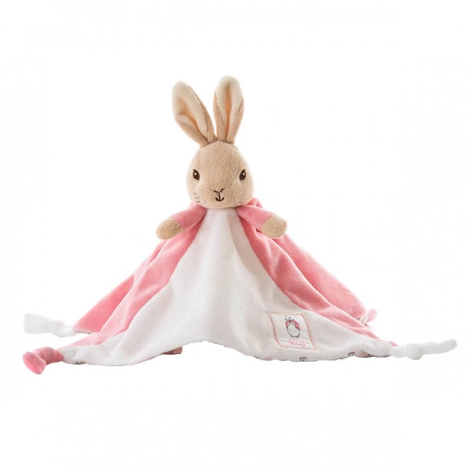 Regenboog Pluche Knuffeldoekje Konijn Flopsy roze