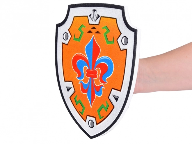 Set voor ridder Schuim Schild Zwaard Schuim Embleem Lelie ZA5315