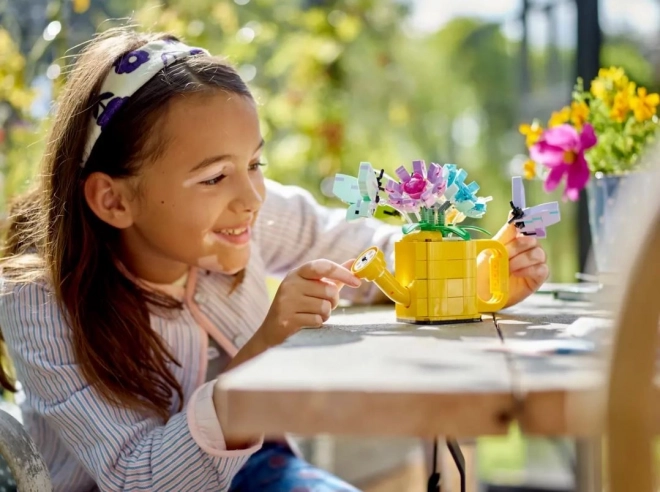 Lego creator bloemen in gieter