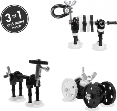 Bouwset The OffBits ZebraBit – creatieve metalen constructieset 3-in-1