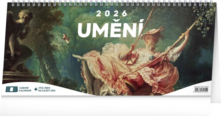 Bureaukalender Kunst 2026 – 14-daags