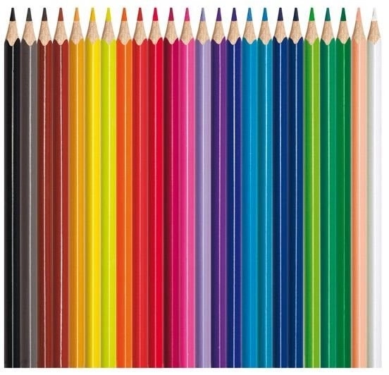MAPED Driehoekige Kleurpotloden, Color'Peps 24 stuks