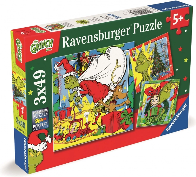 Ravensburger Puzzel Grinch 3x49 stukjes